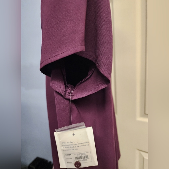 NWT Croft & Barrow XL Dark Purple Button down Dress Shirt - Picture 11 of 15